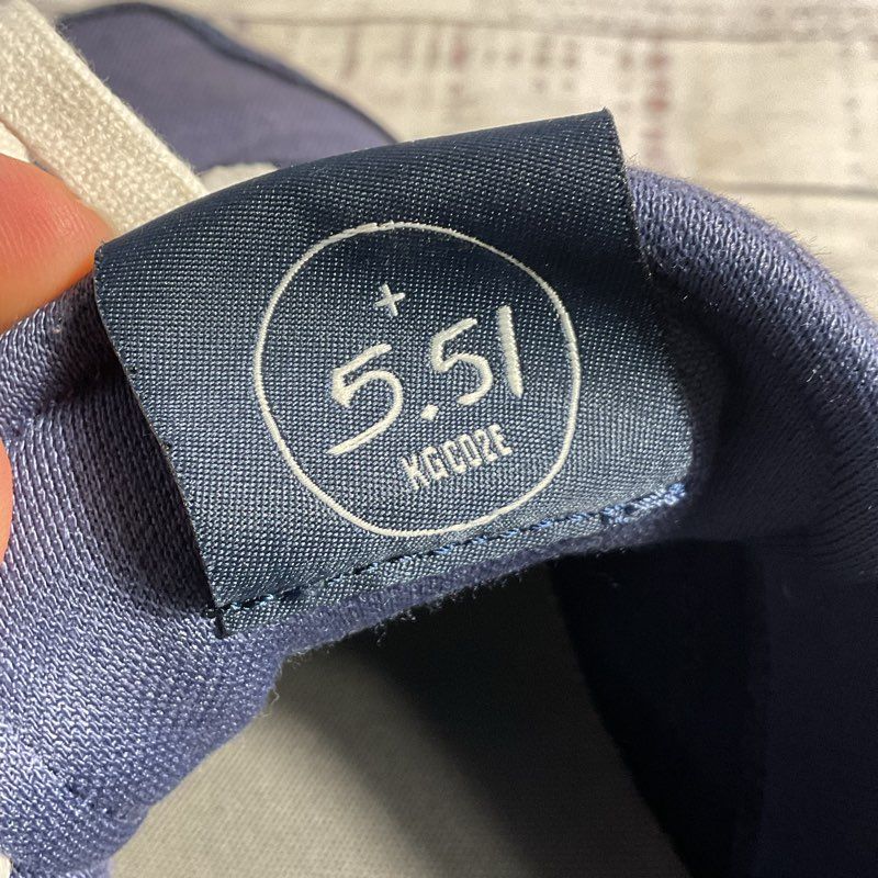 Allbirds 5.51 Navy Blue Canvas Athletic Sneaker Men's 10 US