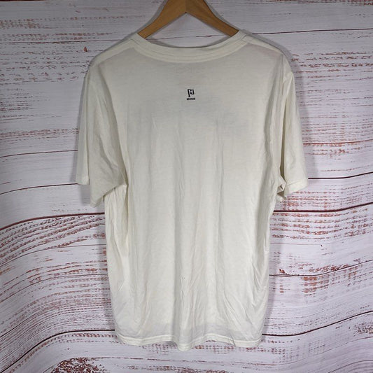 Municipal White Logo Print Short Sleeve Crewneck T-shirt - Size XL