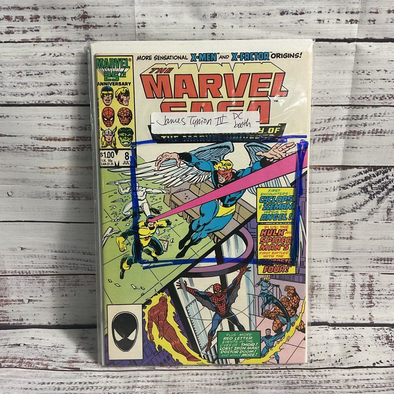 Lot Of 5 Vtg. Marvel Saga #2 5 8 9 10 Ungraded Superhero Comics 1985