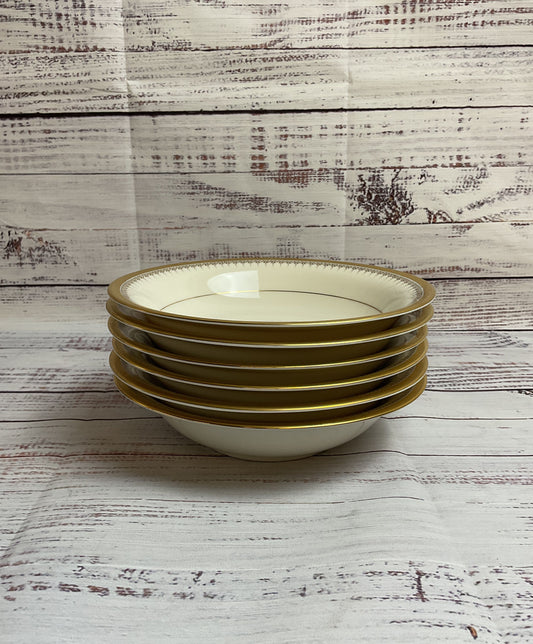 Gorgeous Vintage Set of 6 Edinburgh Noritake Fine China Bowls #7146