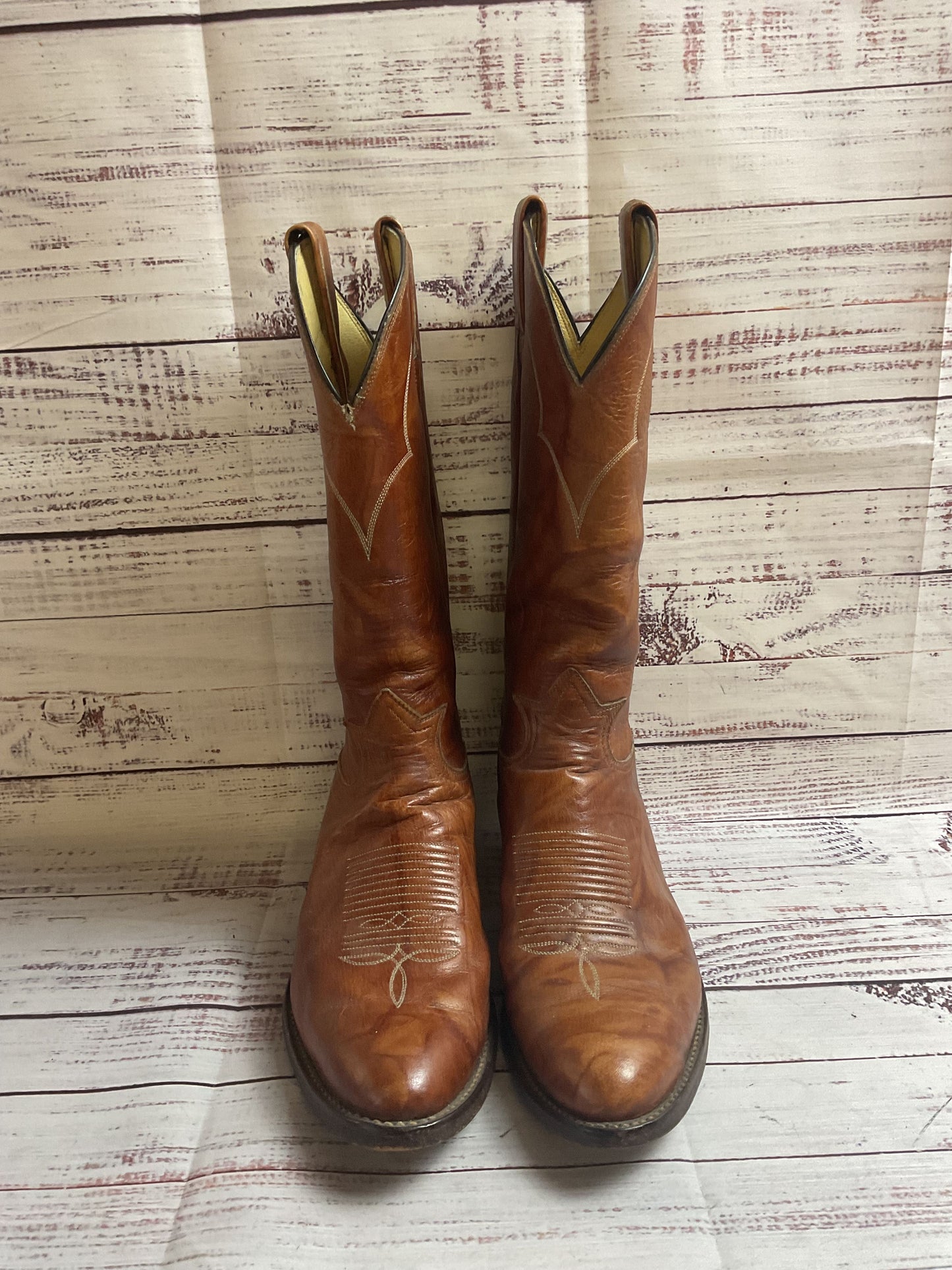 Tony Lama Brown Style 5084 Western Cowboy Boot Men 8.5