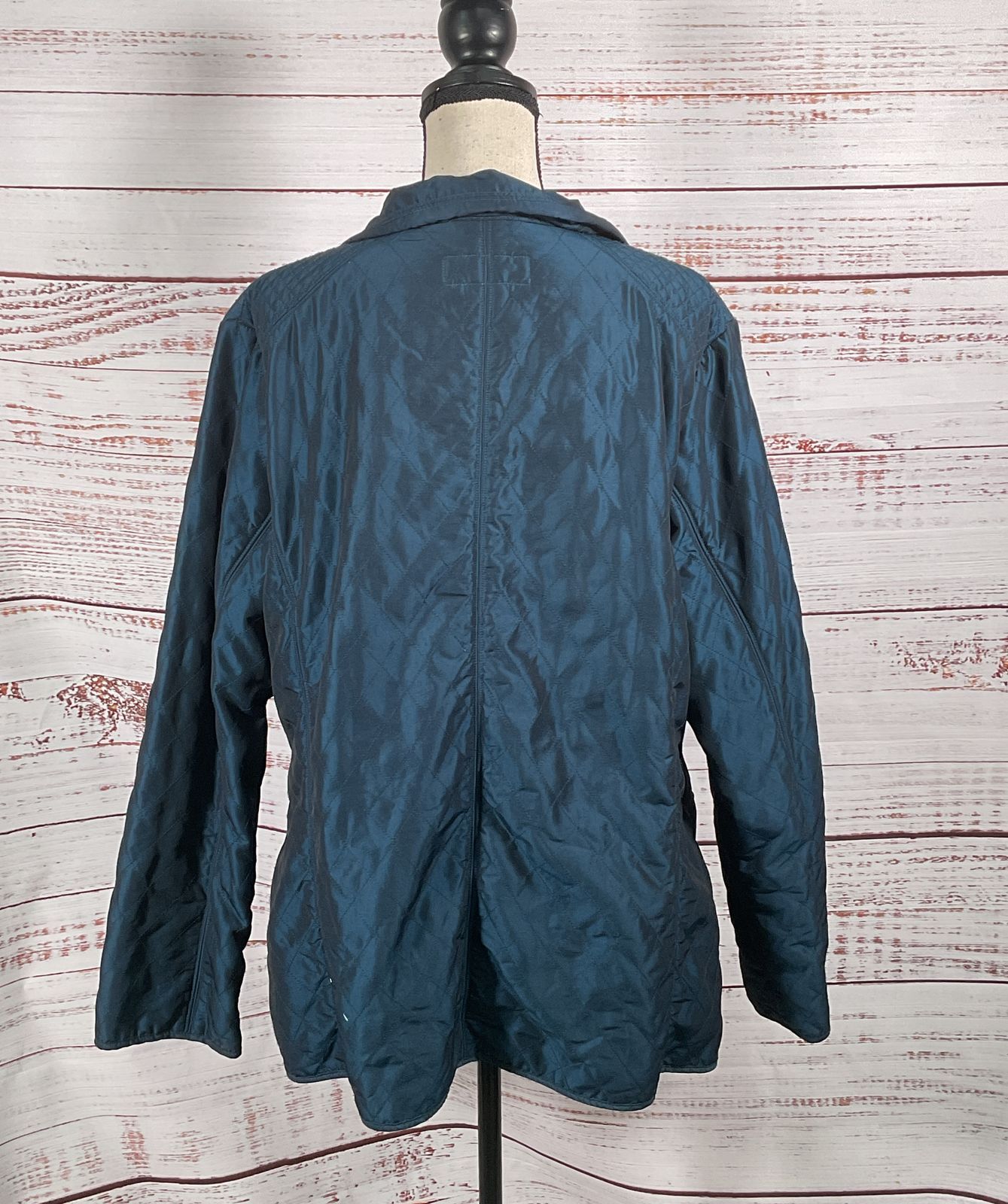 Pendleton Quilted Fleece Lined Jacket Blue XL