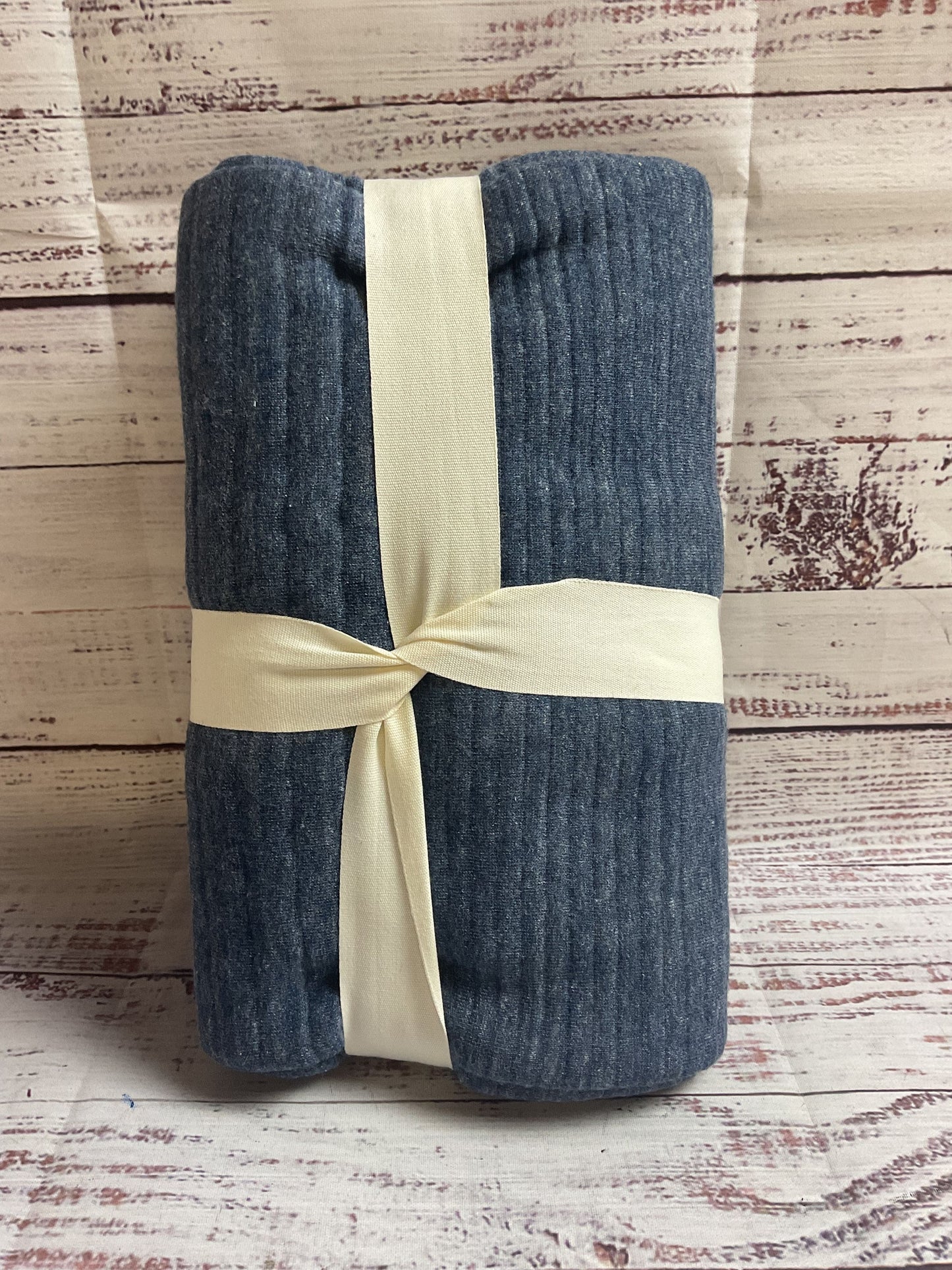 West Elm King Sized Sham Midnight Blue