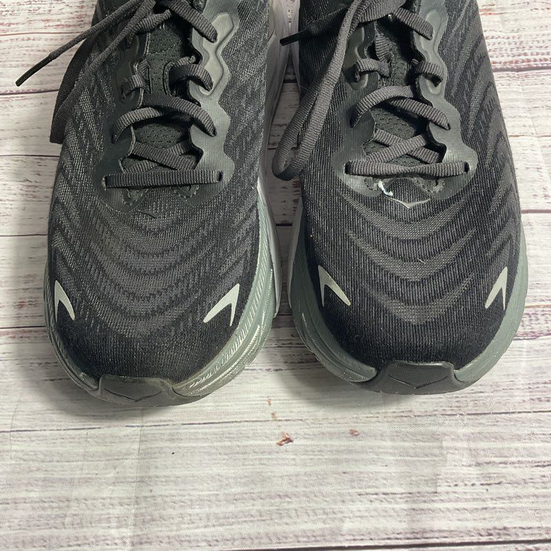 Hoka One One Arahi 6 Black Athletic Running Sneaker Women's Size 9.5 B