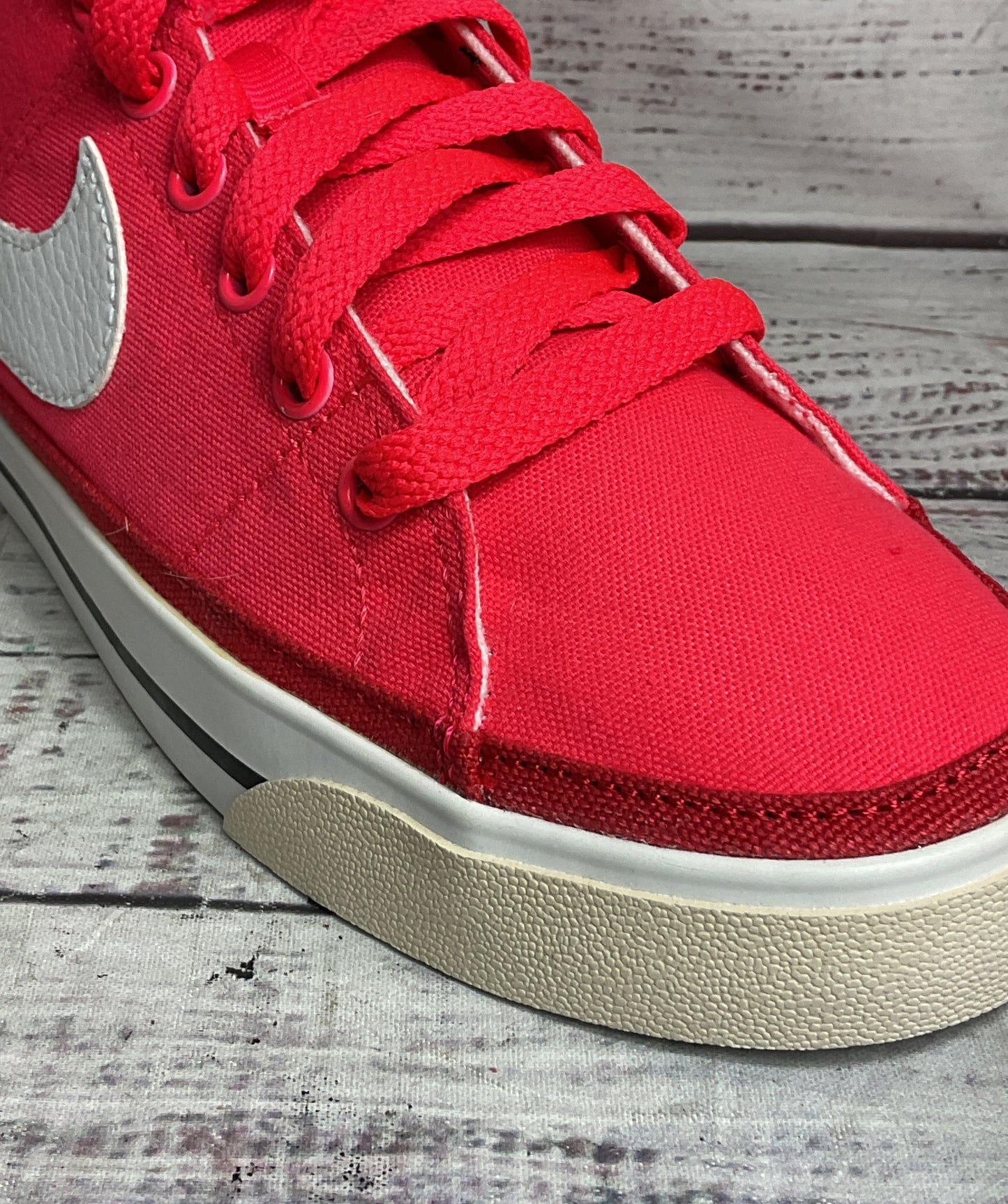 Nike Court Legacy Canvas Sneakers Siren Red 7