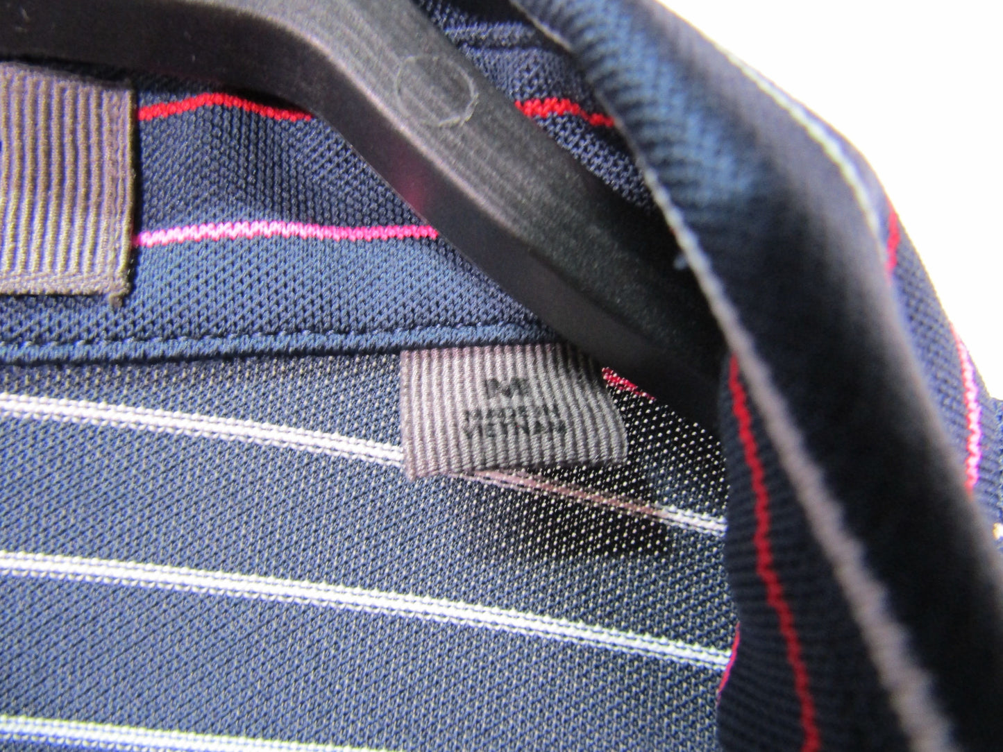 G-Fore Men's Blue Multi Stripe Short Sleeve Polo Shirt Size M