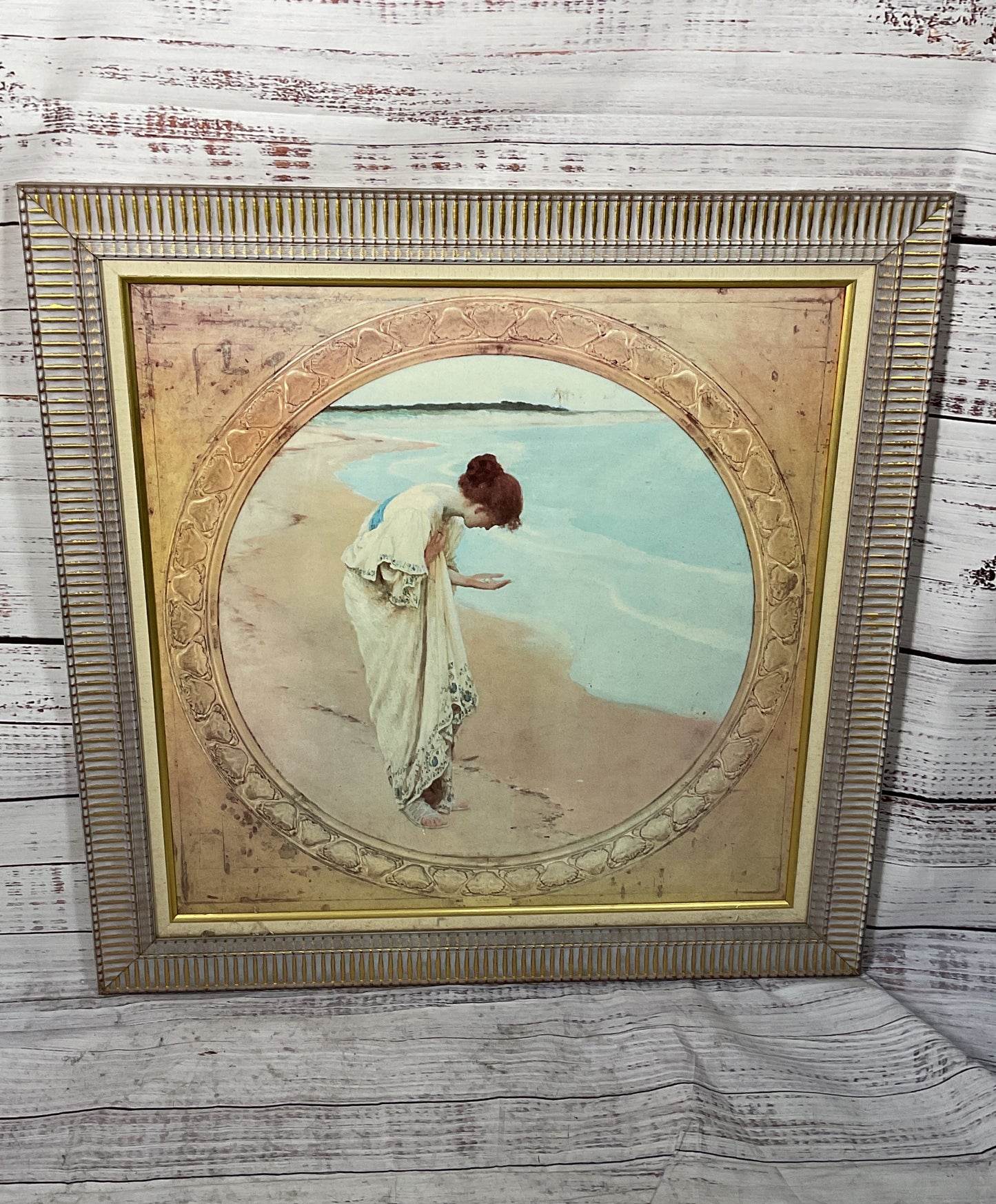 The Sea Hath Its Pearls Print by William H Margetson Framed