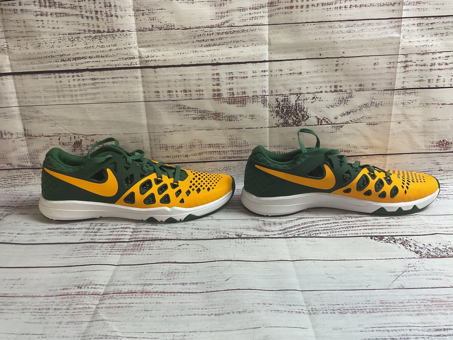 Nike Train Speed 4 Amp Green Bay Packers NFL Sneaker Athletic Shoe Men 9