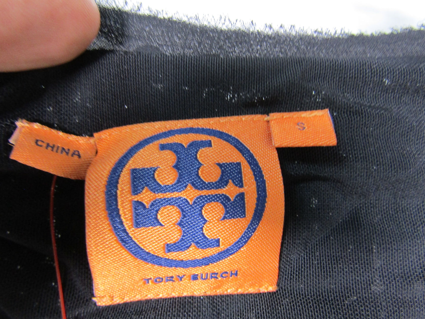 Tory Burch Women's Black & Gold Sequin Blouse Size S