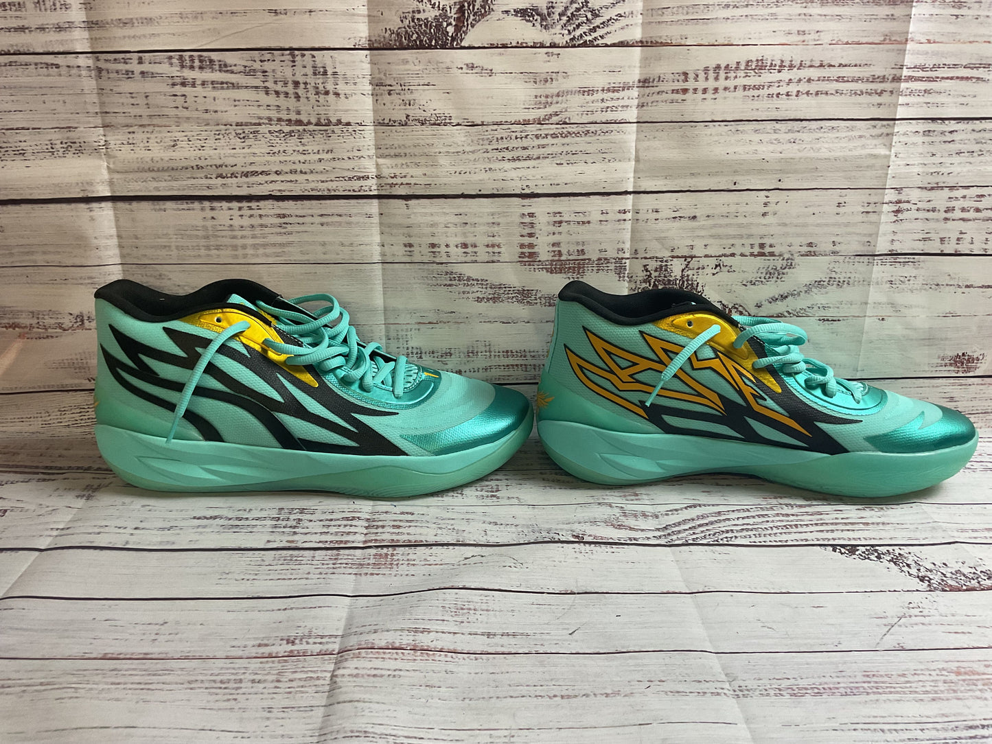 Puma LaMelo Ball MB.02 Aqua Sneaker Shoe Men 13