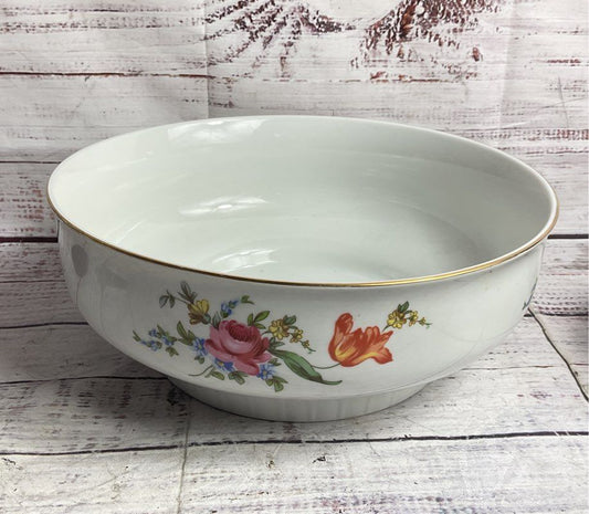 Graf Von Henneberg Vintage Floral 8.75" Vegetable Bowl Multicolor