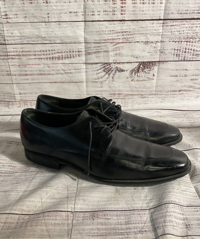Cole Haan Air Black Leather Lace Up Dress Shoes Size 11 M