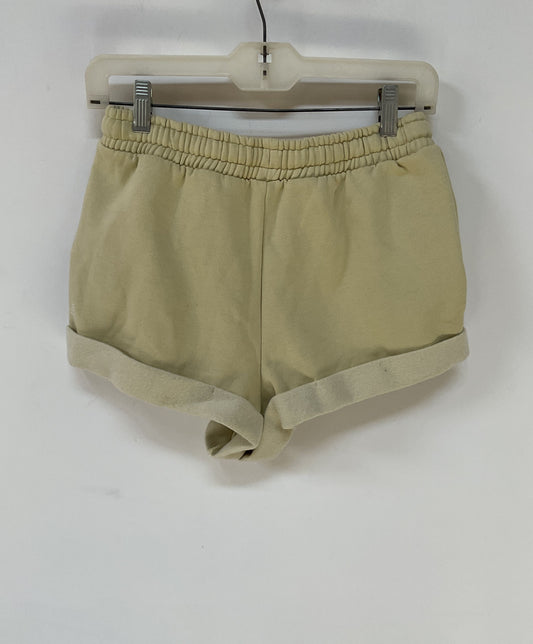 NWT Women's We Wore What Green Pull on Sweat Shorts Size S/P