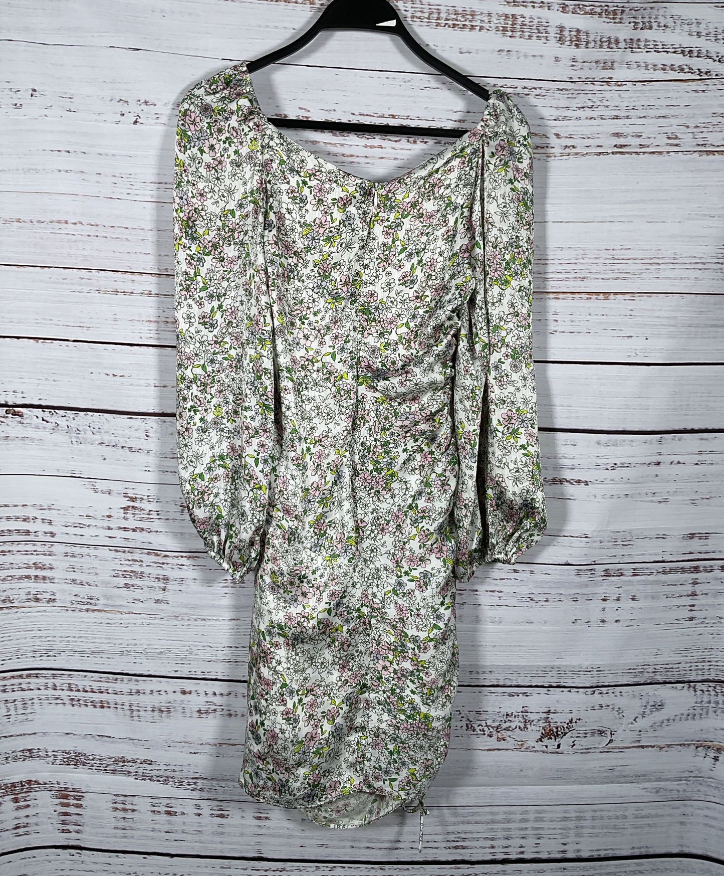BCBG Generation Floral Print Mini Dress Geranium 0
