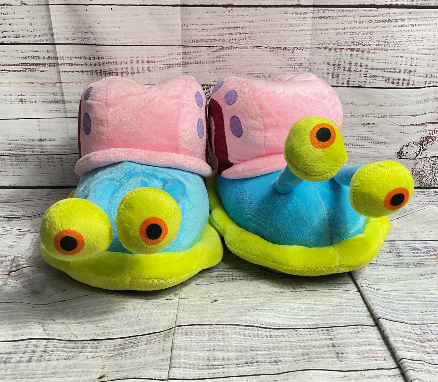 Nickelodeon SpongeBob Squarepants Gary The Snail Plush Slippers Multicolor
