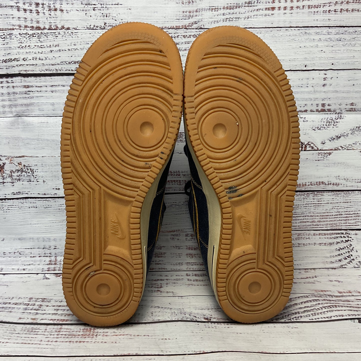 Nike Air Force 1 Low Premium Denim Blue Sneaker Shoe Women Size 11