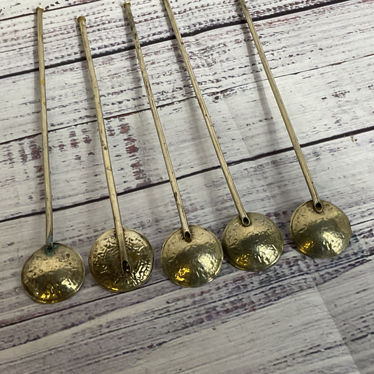 VTG./ANTIQUE MEXICO Mayan Calendar Straw Spoons