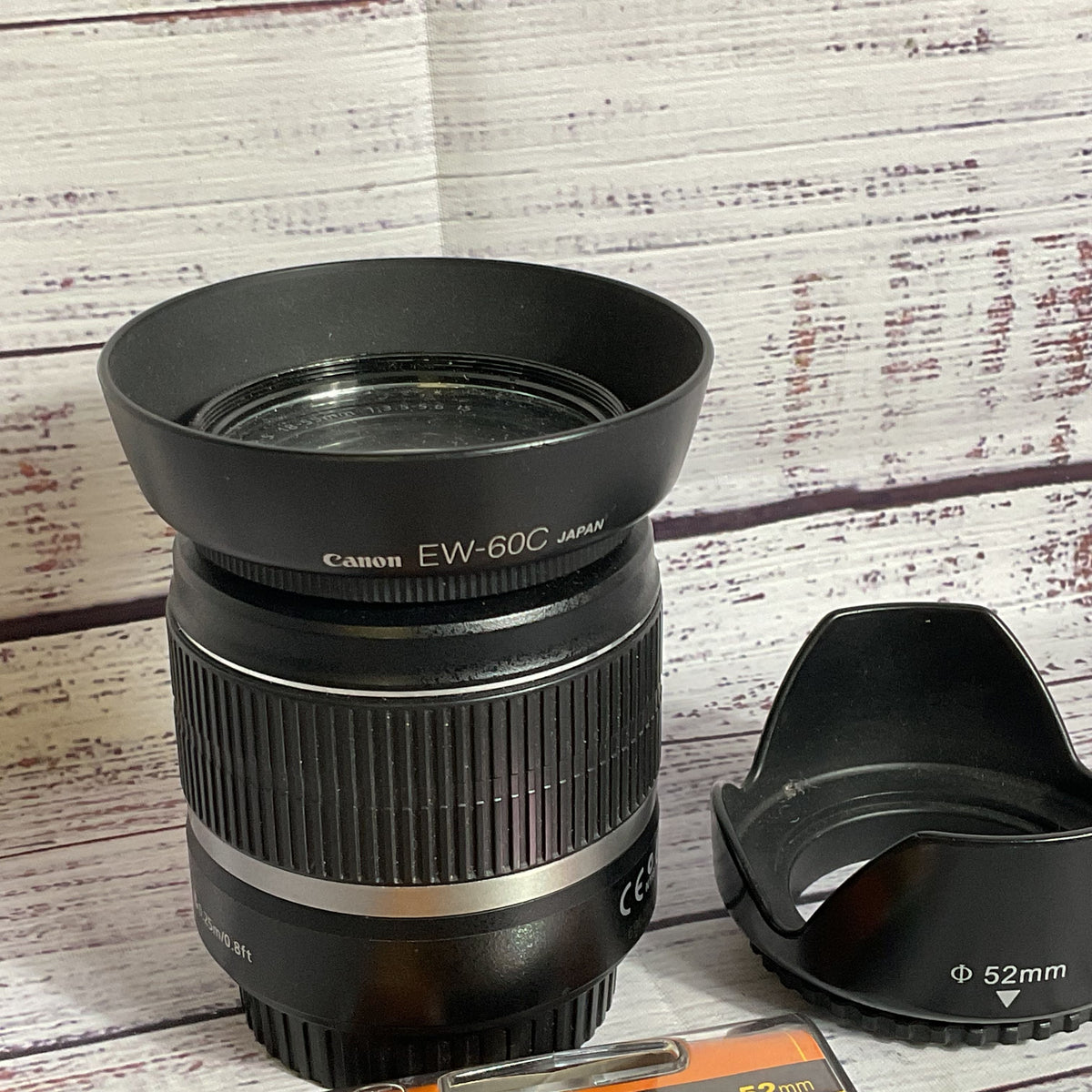 CANON Image Stabilizer EFS 18-55mm f3.5-5.6 IS Lens with 2 Len Hoods Filter Lens