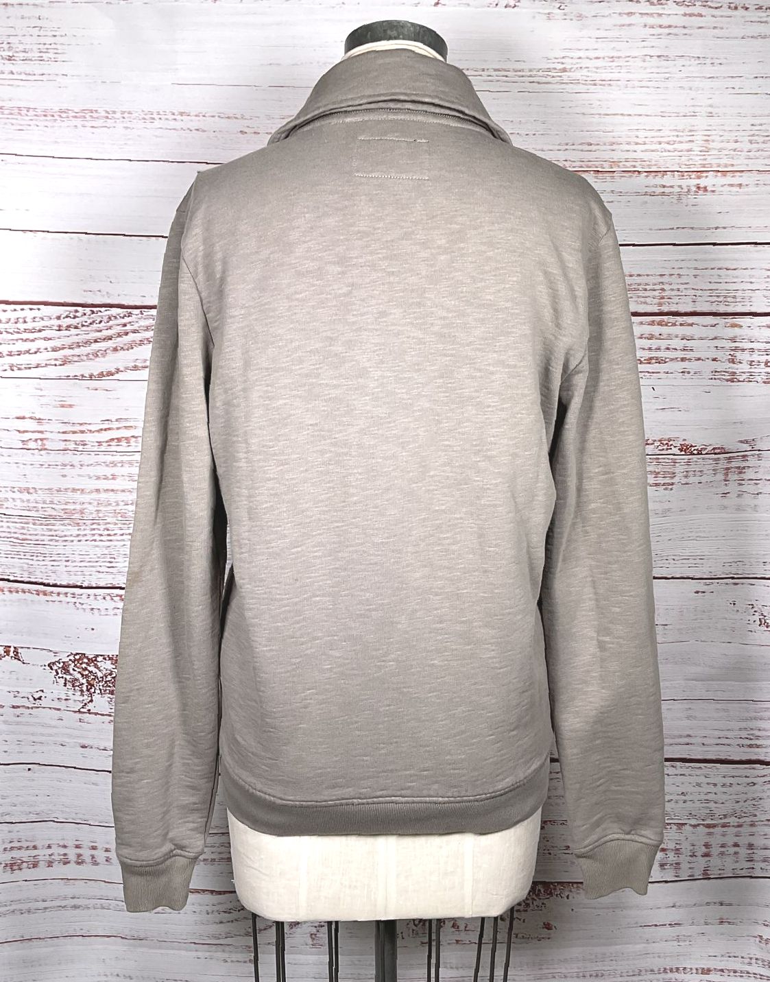 AllSaints Mevens Funnel Neck Sweater Heather Gray M