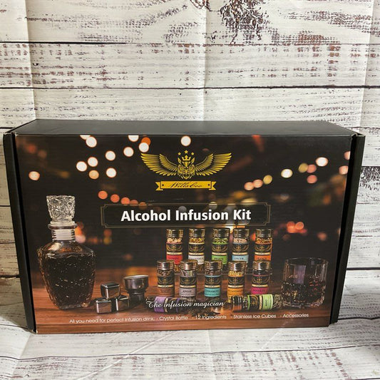 NEW WILLSCOO Alcohol Infusion Kit with Two Decanters