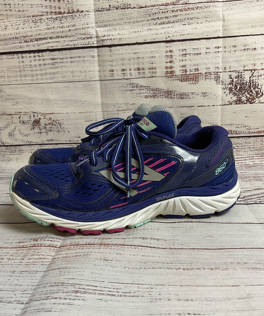 New Balance TruFuse 860 v7 Blue Athletic Running/Walking Shoe Women's Size 8