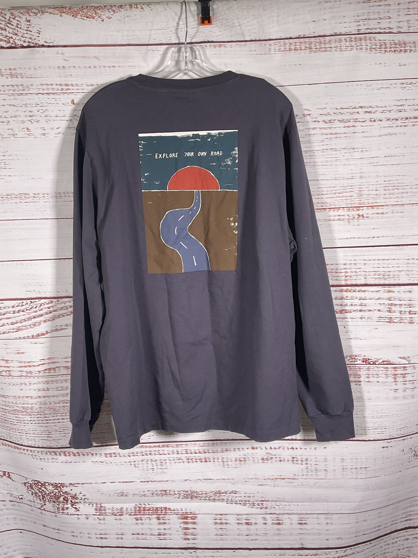 Pas Normal Studios Gray Off-Race Explore Your Own Road Long Sleeve - Unisex L
