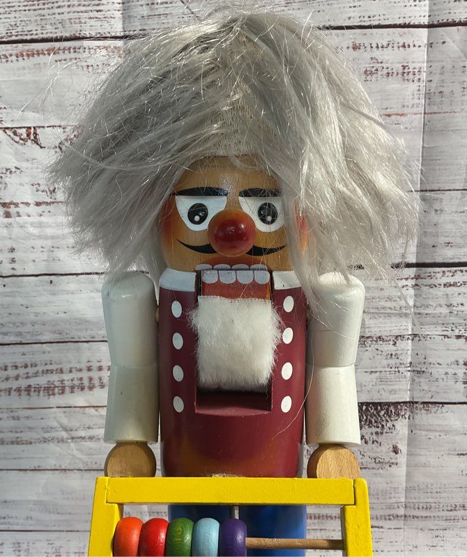 Vintage Steinbach Nutcracker S602 Physicist Albert Einstein 14"