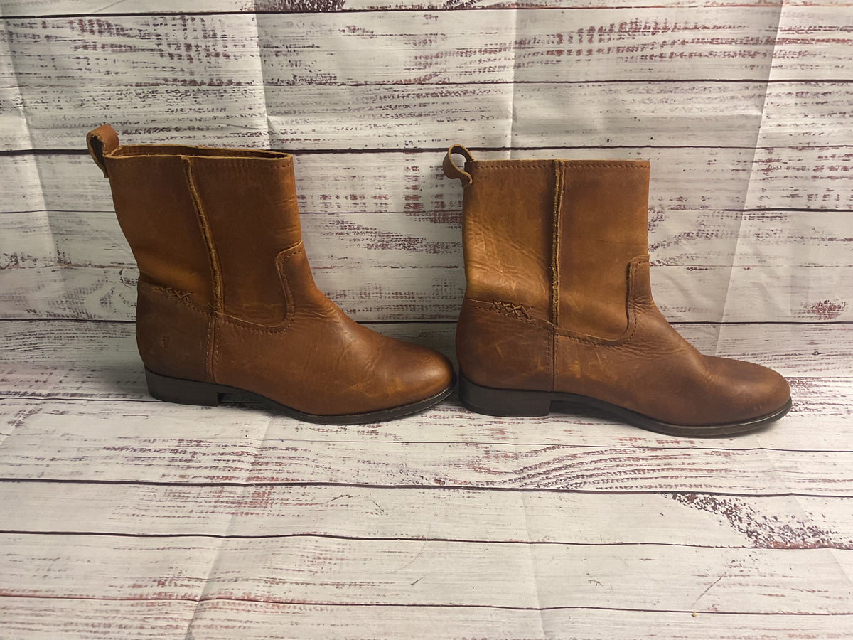 Frye Brown Short Boot Men 8 B