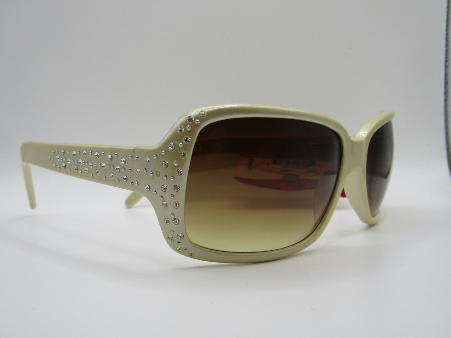 Vintage Fossil Lindy Women's Crystal Accent Square Sunglasses
