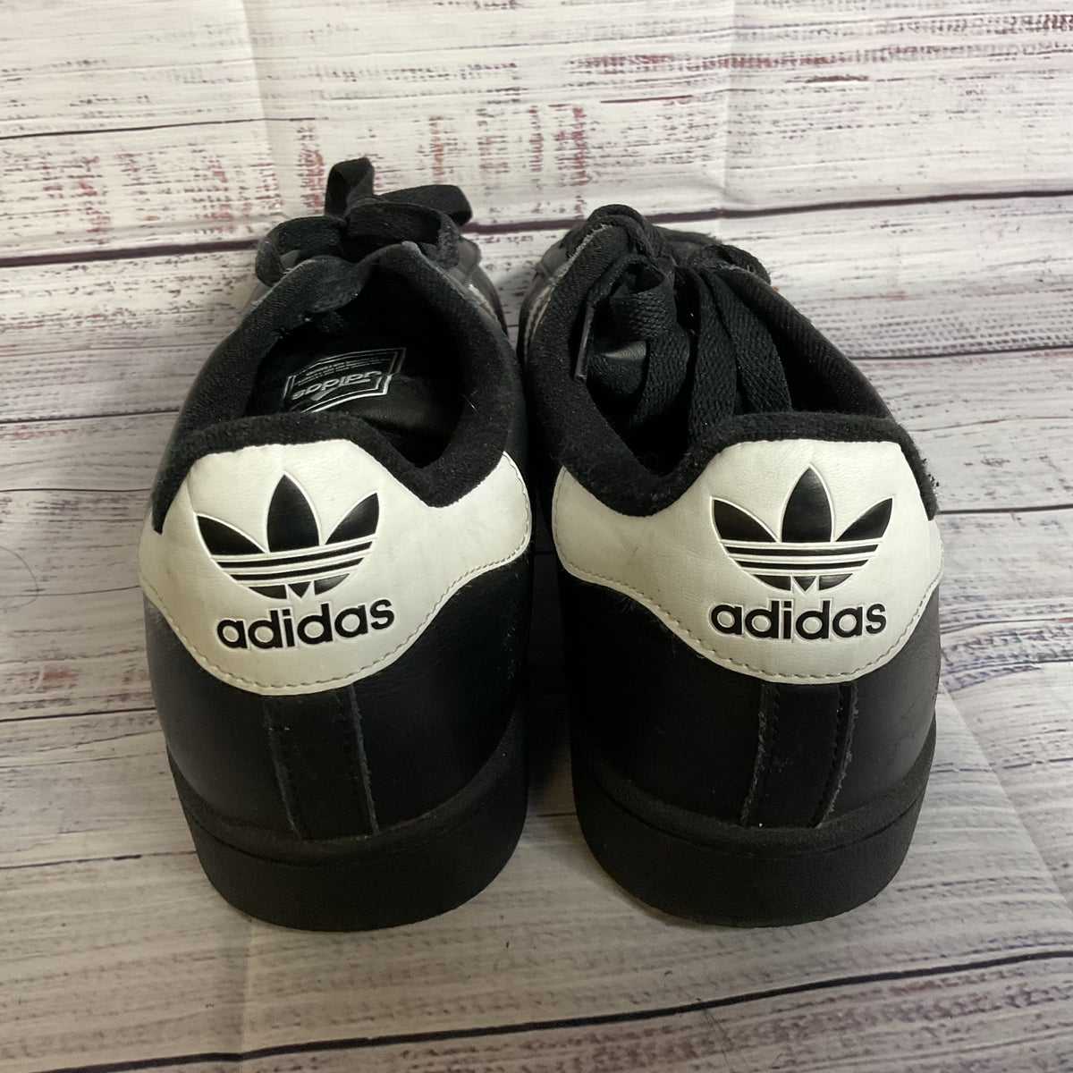 ADIDAS Superstar Men's Black Sneakers Shoes- SZ 10