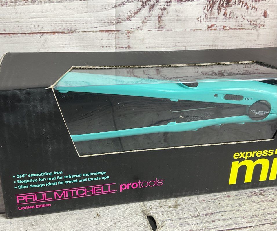Paul Mitchell Pro Tools Express Mini Smoothing Iron Blue