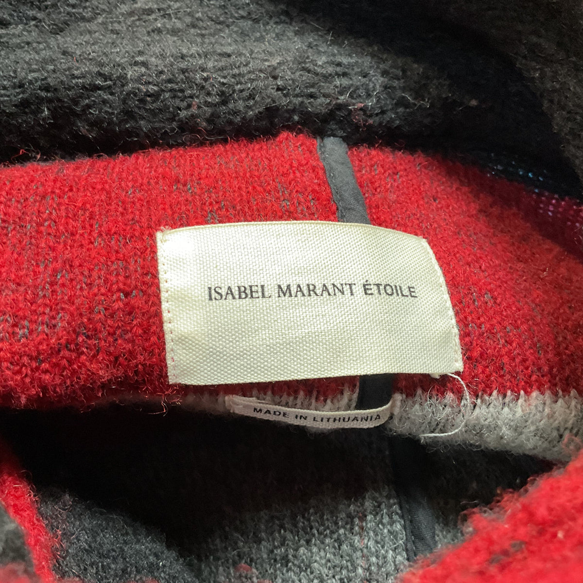 ISABEL MARANT Women's Étoile Wool Blend Stripe Coat- SZ 36/ 6 US