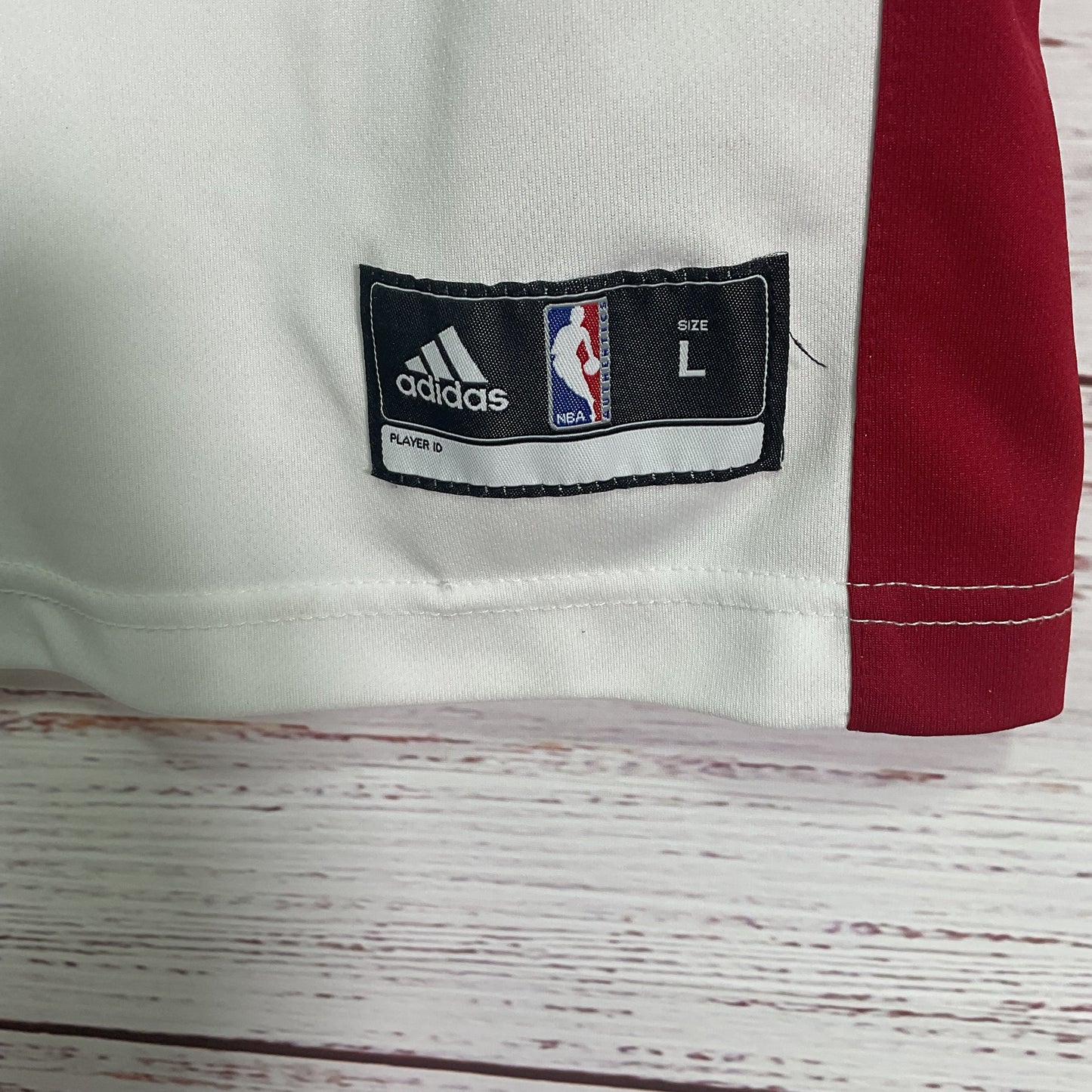 Adidas Miami Heat NBA Dwayne Wade #3 Basketball Jersey - Size L