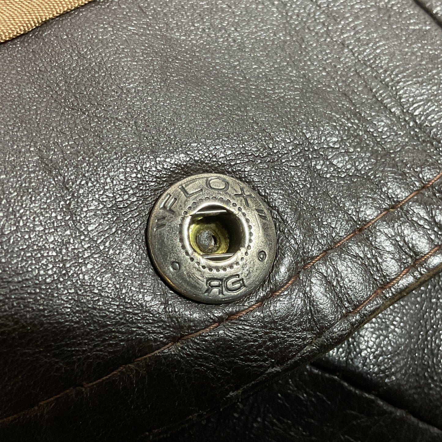 ROBERT GRAHAM Women's Brown Crop Fitted Leather Jacket- SEE MEASUREMENTS