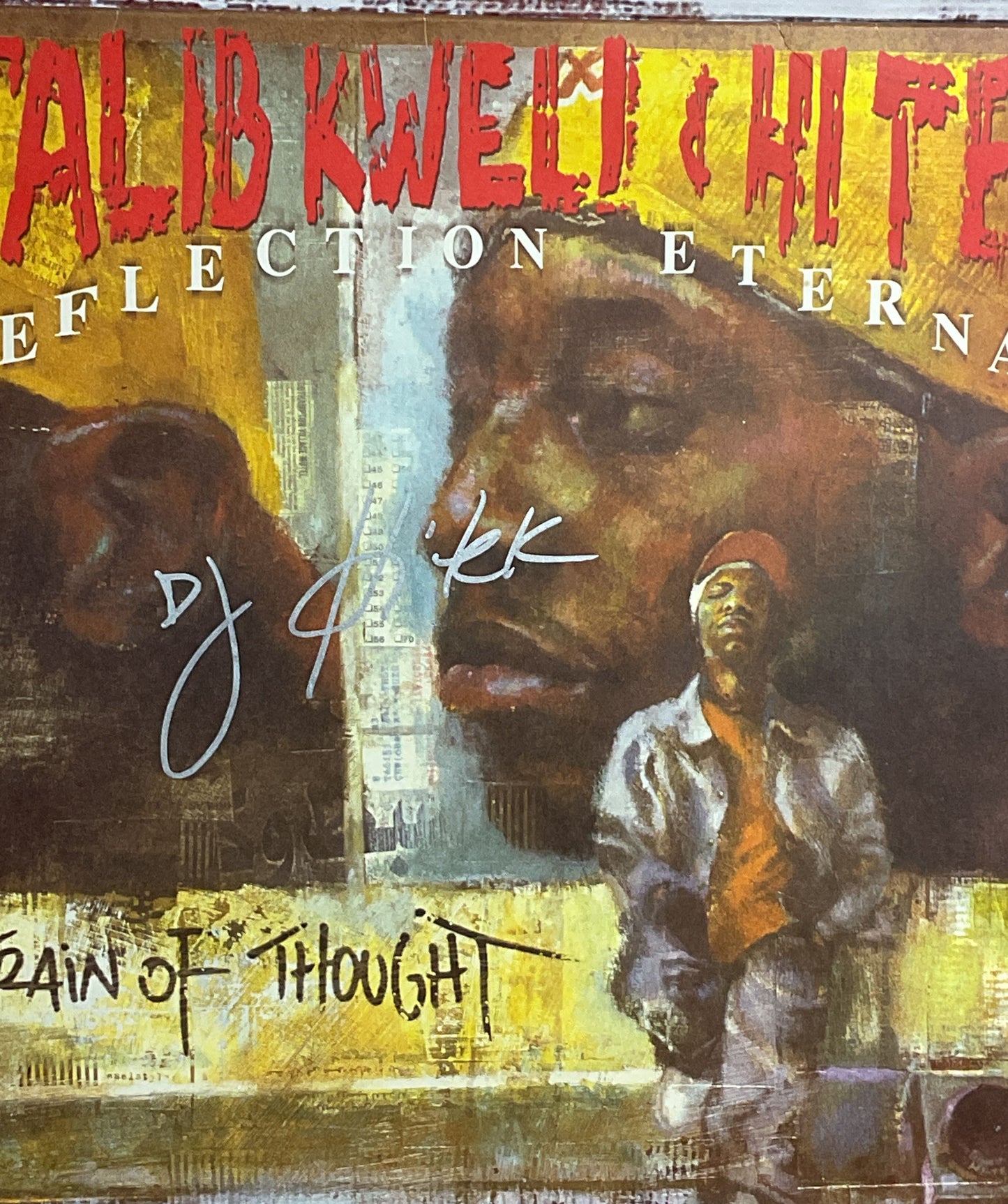 Talib Kweli & Hi Tek Reflection Eternal: Train of Thought Signed Vinyl