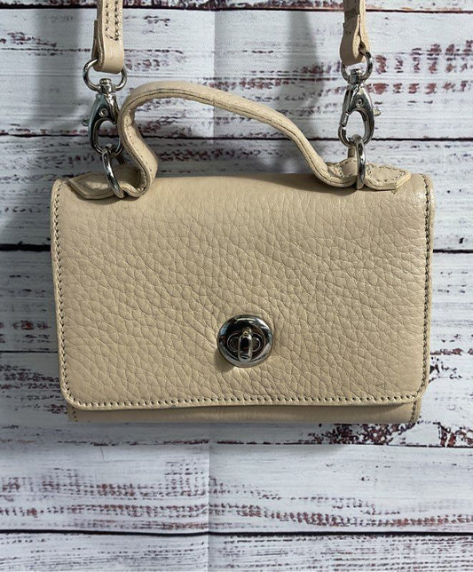 Vintage Roots Canada Ivory Crossbody Purse Women's Genuine Leather