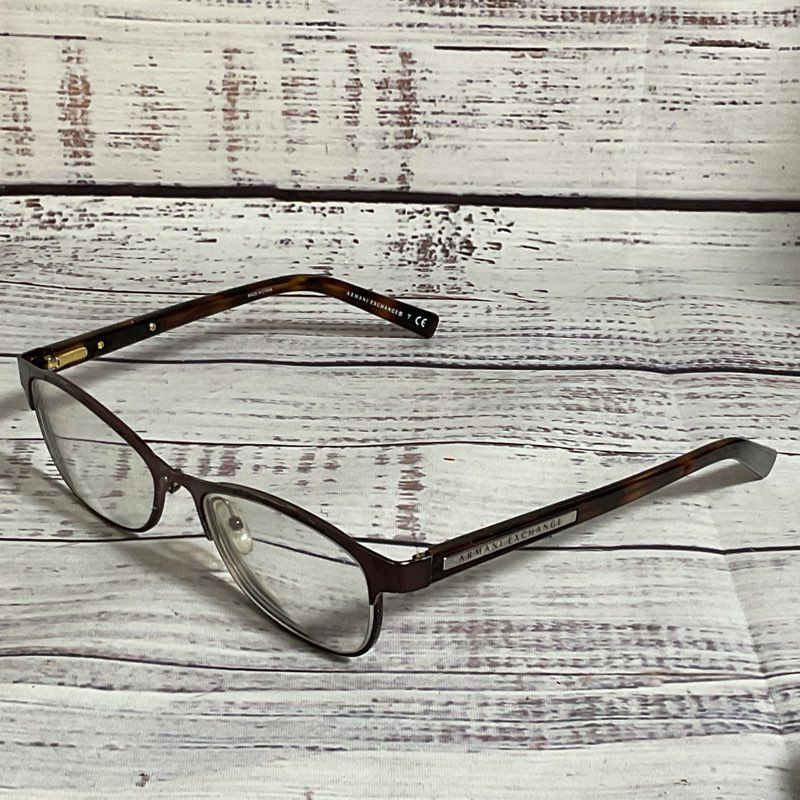 ARMANI EXCHANGE AX-1010 6001 Brown Eyeglasses- 53[ ]16 140- FRAMES ONLY