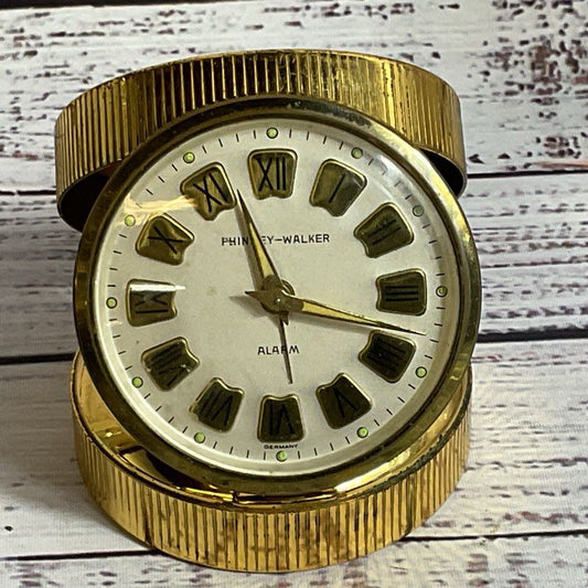 VTG. Phinney & Walker German Travel Table Clock
