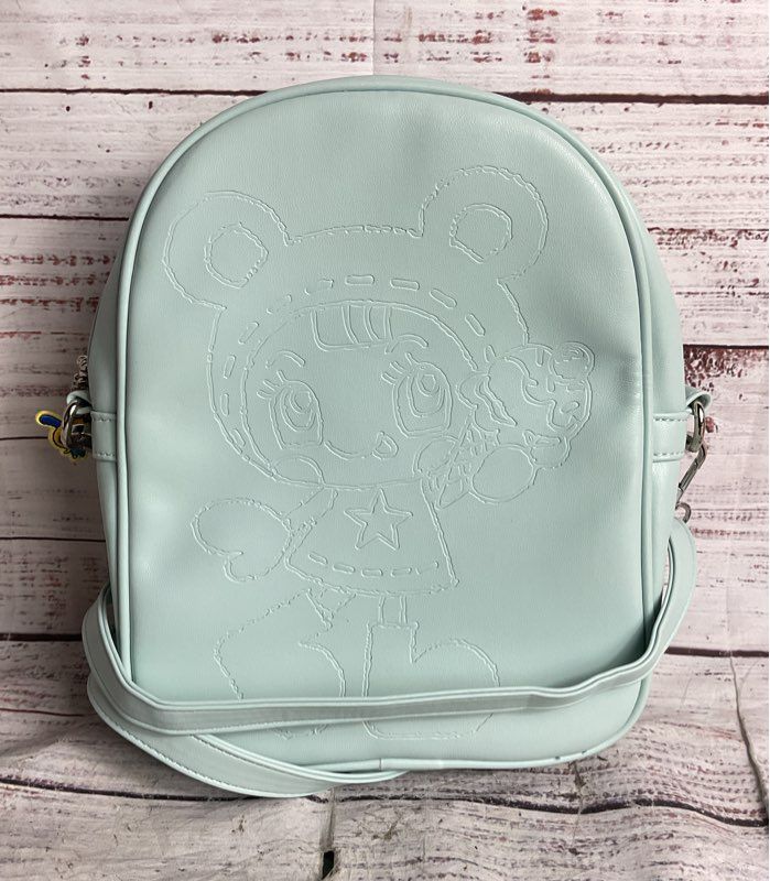 Merry Jenny x Mezzo Piano Embossed Crossbody Mint