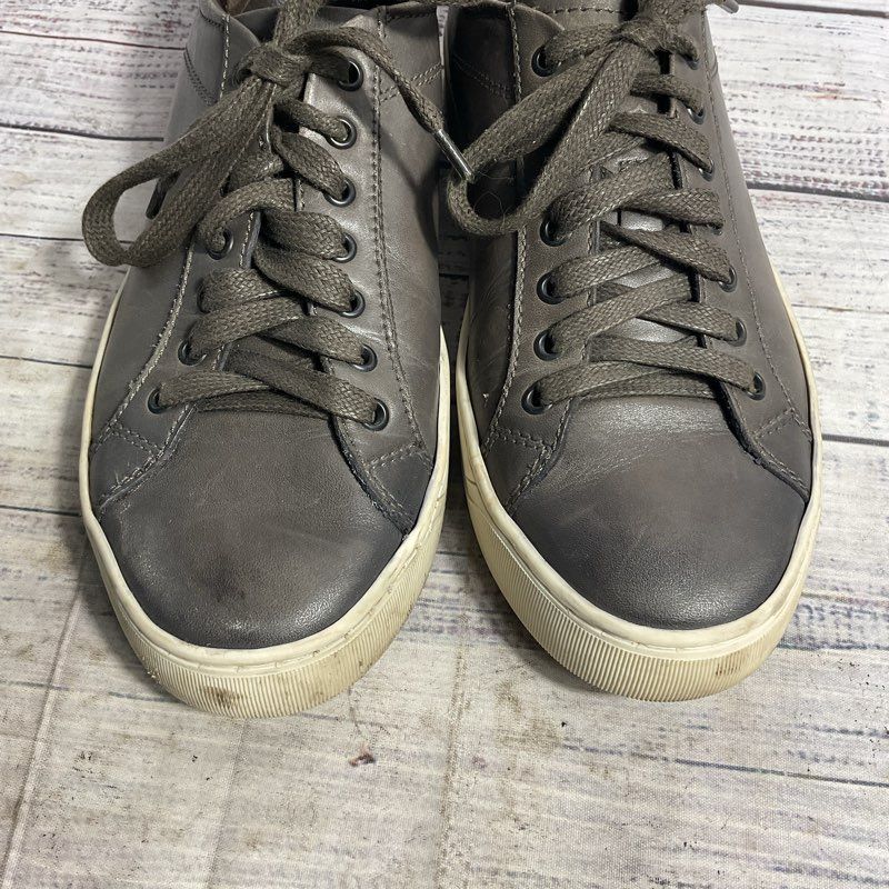 Bruno Magli Westy Taupe/Navy Leather Sneaker Men's Size 8.5