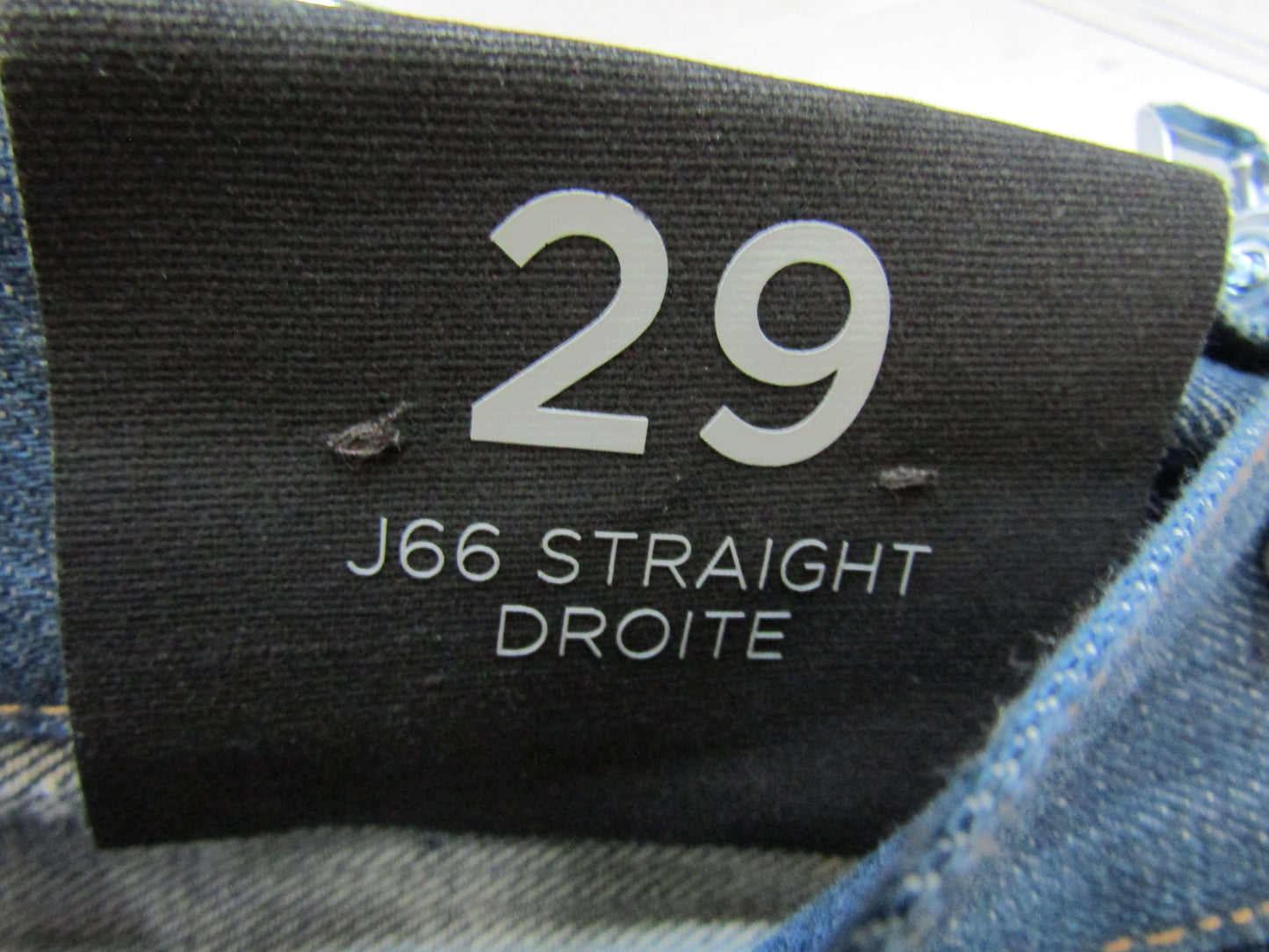 Armani Exchange J66 Men's Droite Blue Selvedge Denim Jeans Size 29