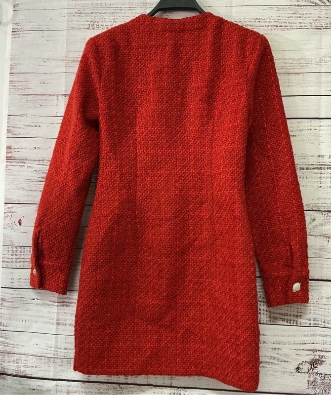 NWT Women's Endless Rose Textured Button Down Dress Size XS