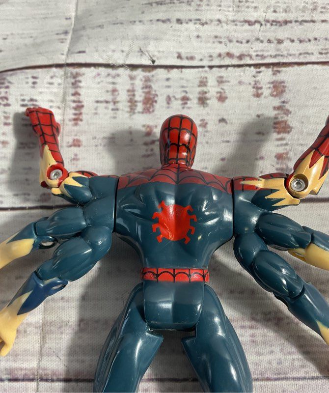 Six Armed Spider Man Monster Mayhem 1995 Toybiz Animated Series 6 Arms