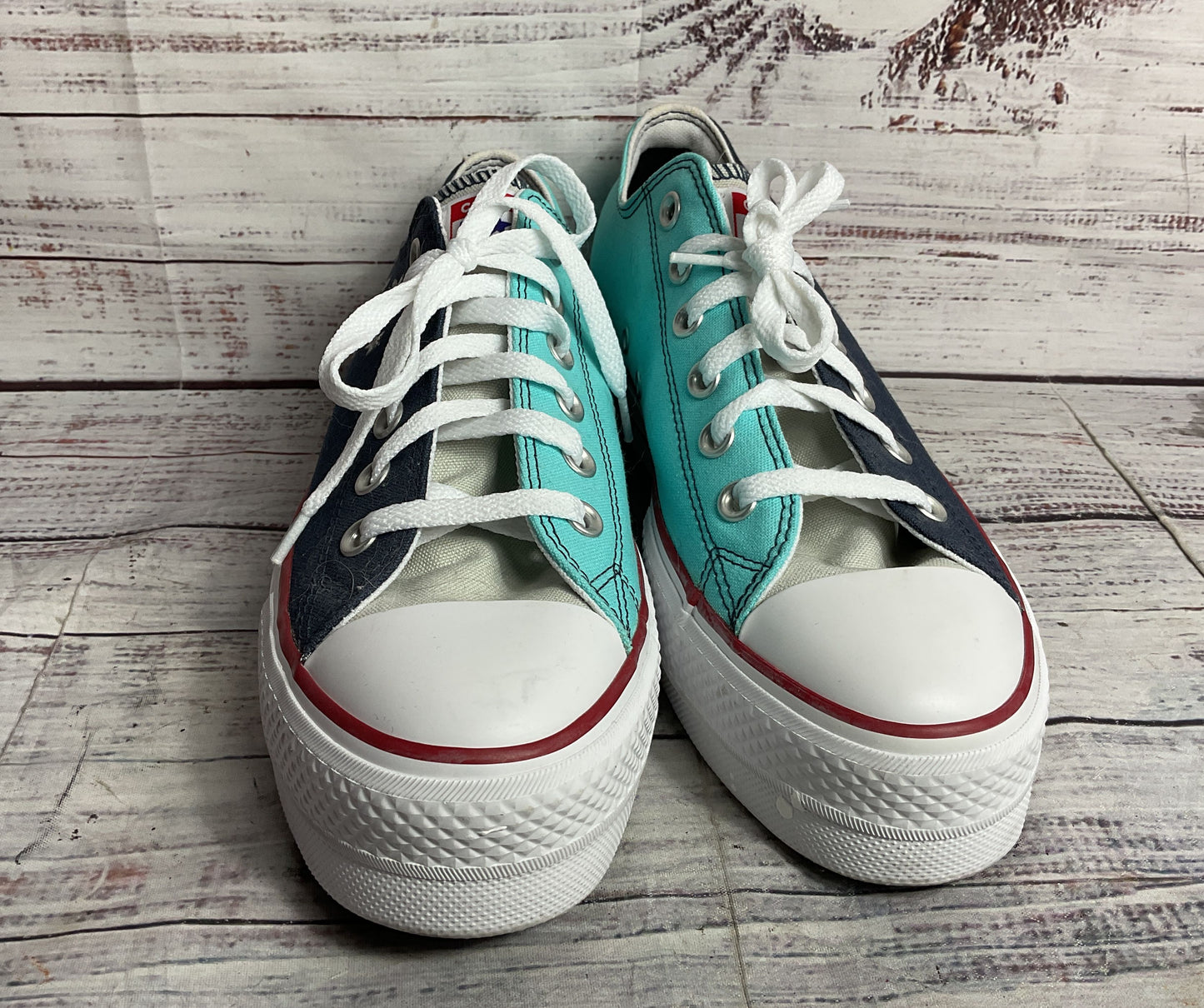 Converse By You Custom Starry Canvas Sneakers Multicolor Men's 7 Women's 9