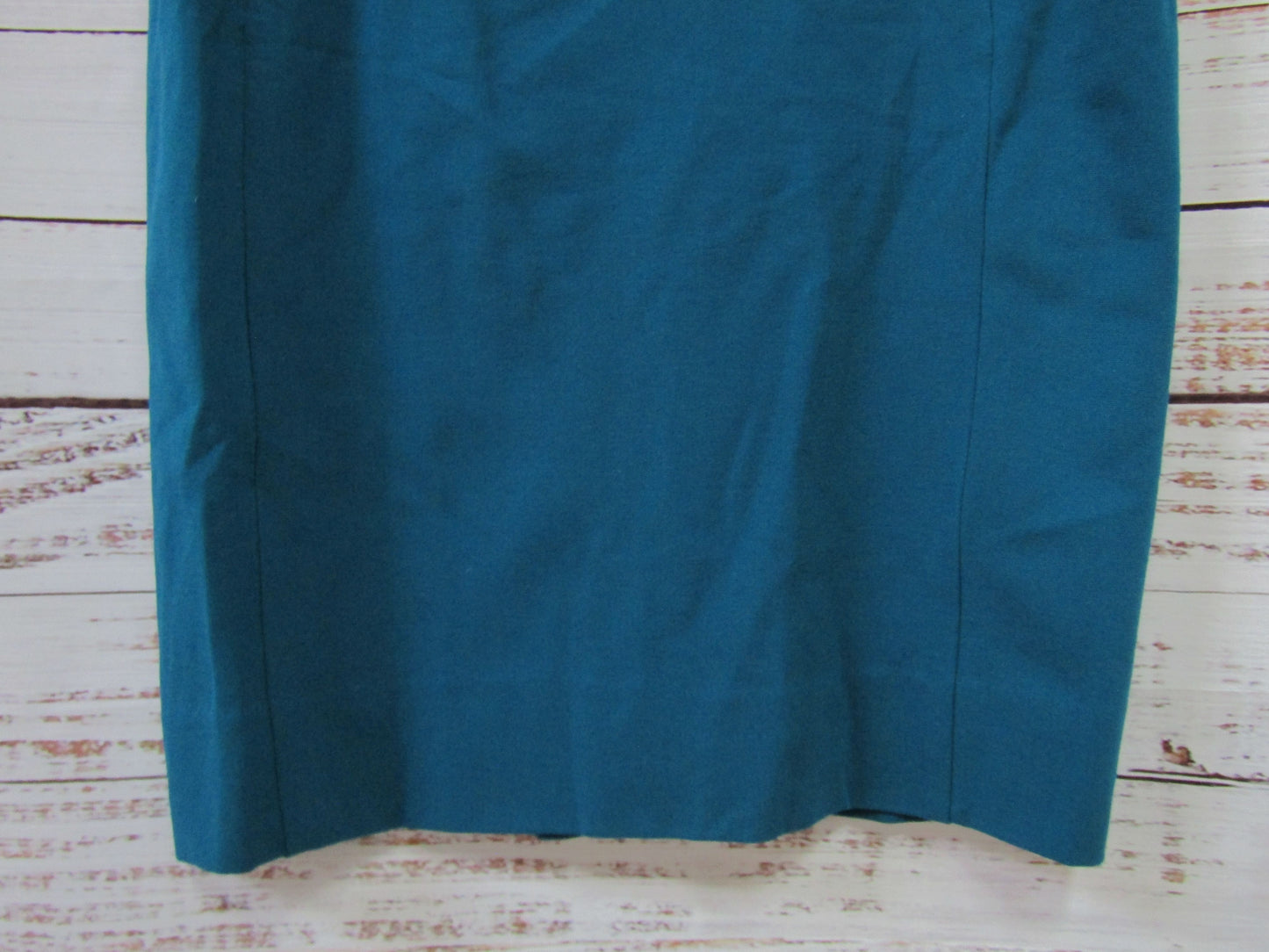 Diane Von Furstenberg Koto Women's Blue Pencil Skirt Size 14