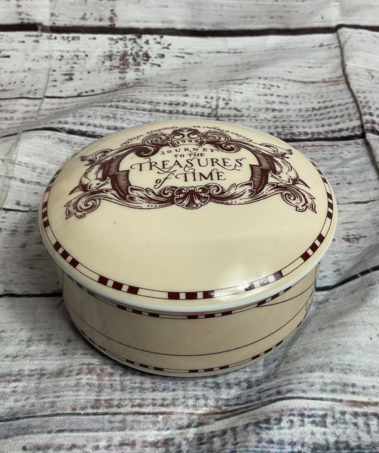 Tiffany & Co. Crystal Cruises Symphony 1999 Vintage Trinket Box Beige