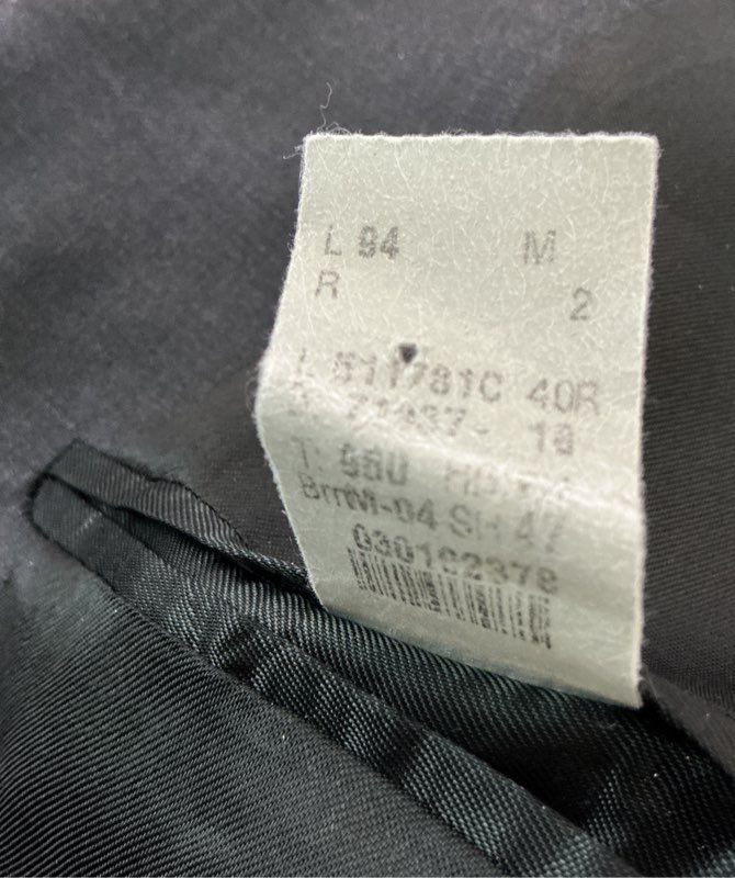 Men's Ralph Lauren Black Wool Jacket Size 40R
