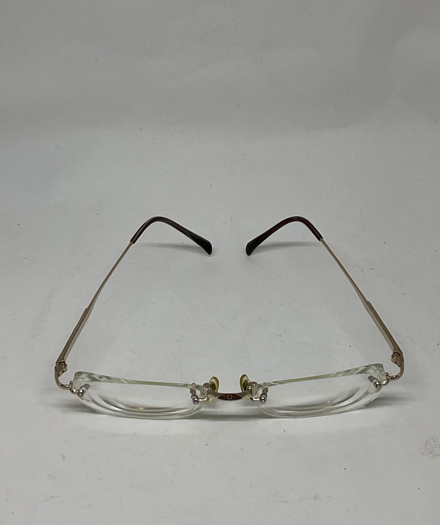 Salvatore Ferragamo Titanio Gold Eyeglasses Frames - Size 145 Japan
