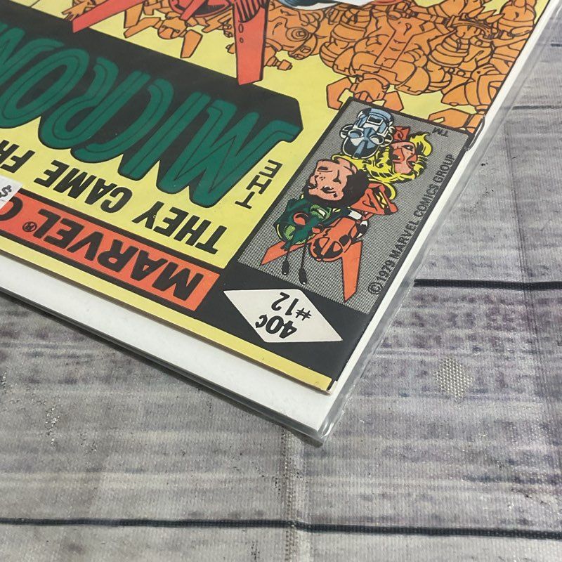 Vtg. Micronauts #12 & #44 Ungraded Marvel Superhero Comics 1979