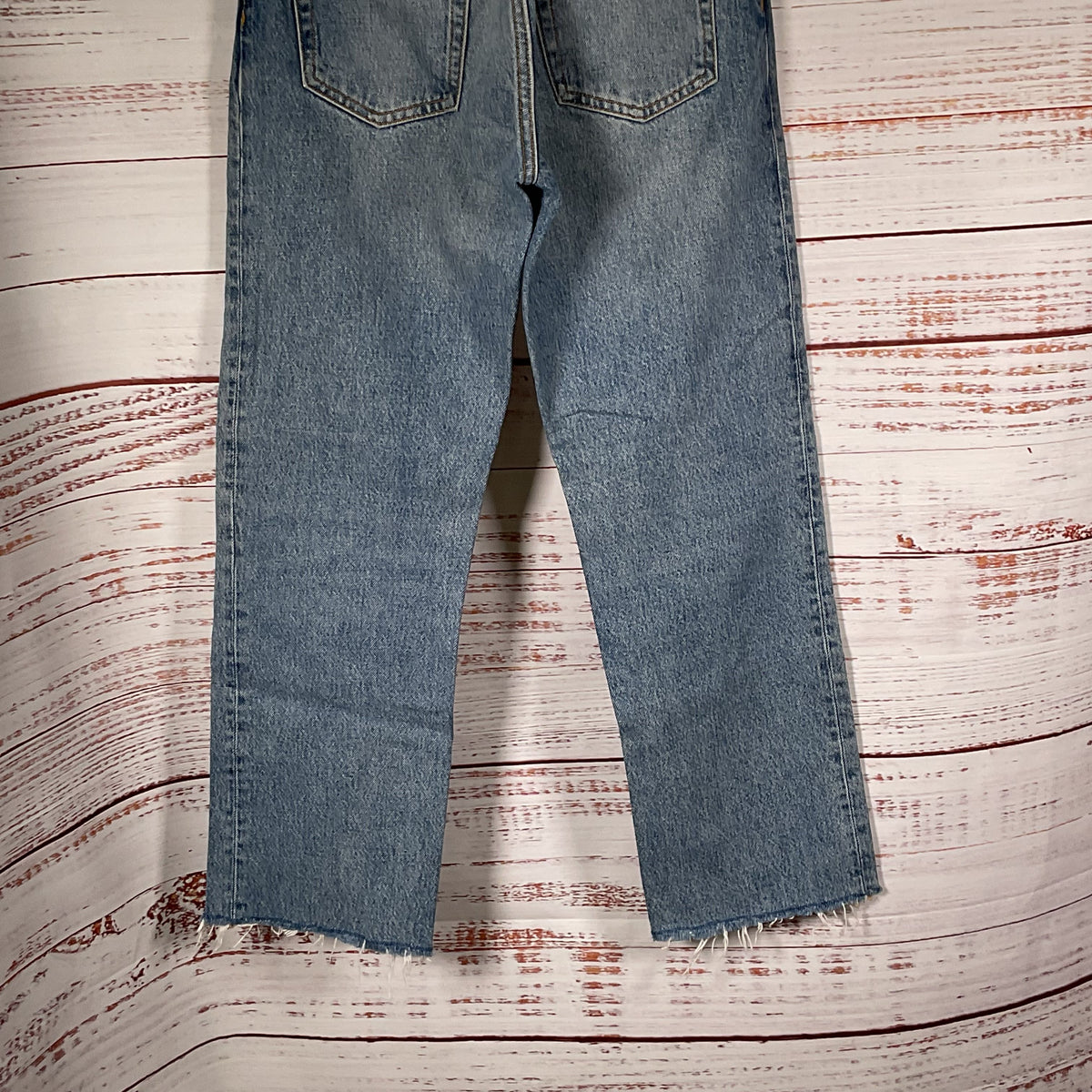 ANINE BING Women's Blue Button-Up Denim Jeans- SZ 24